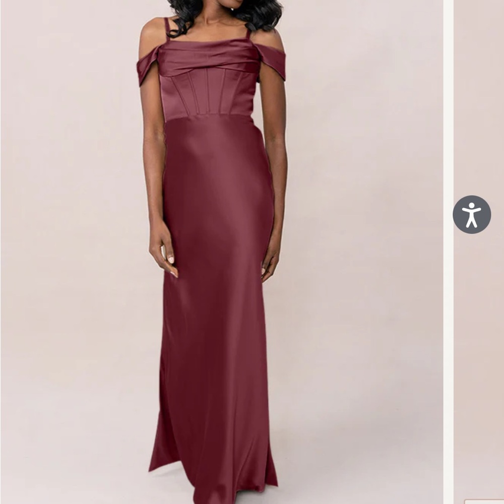 Revelry London Satin Convertible Dress